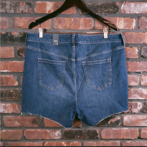 NWT Torrid 5 inch Vintage Stretch High Rise Denim Shorts Women’s 16 - Picture 3 of 5